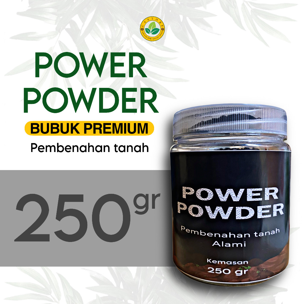 Asam Humat POWER POWDER 250 gram Pembenah Tanah Penyubur Tanaman