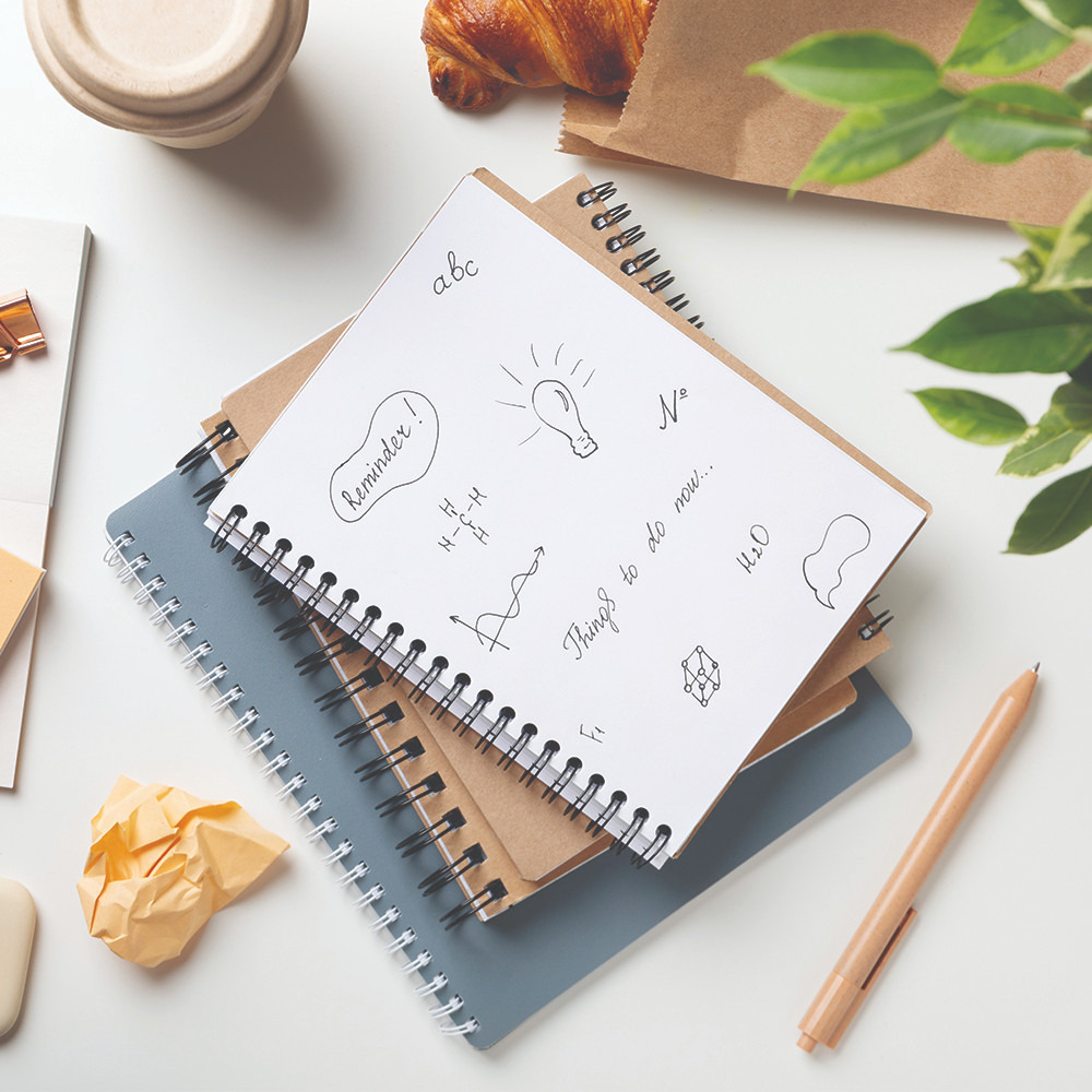 

NOTEBOOK A5/VINTAGE JURNAL HVS 80 GSM Buku Tulis Notepad GRID/KOTAK2 DOTTED/TITIK2 BLANK/POLOS