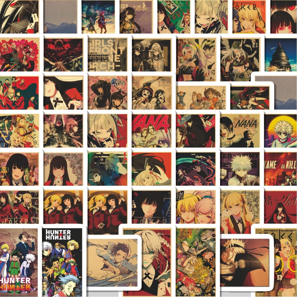 

Stiker Cutting Pack Stiker Poster Kertas Kraft Motif Kartun Anime Isi 100Pcs Series Aesthetic Lucu Keren Untuk Koper Bahan Vynil