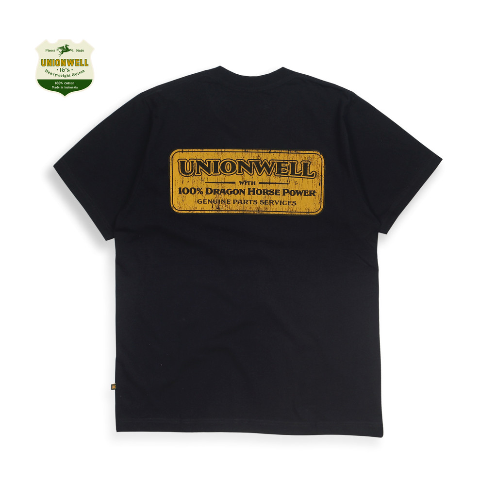 Unionwell T-shirt Original Kaos Bricks Black