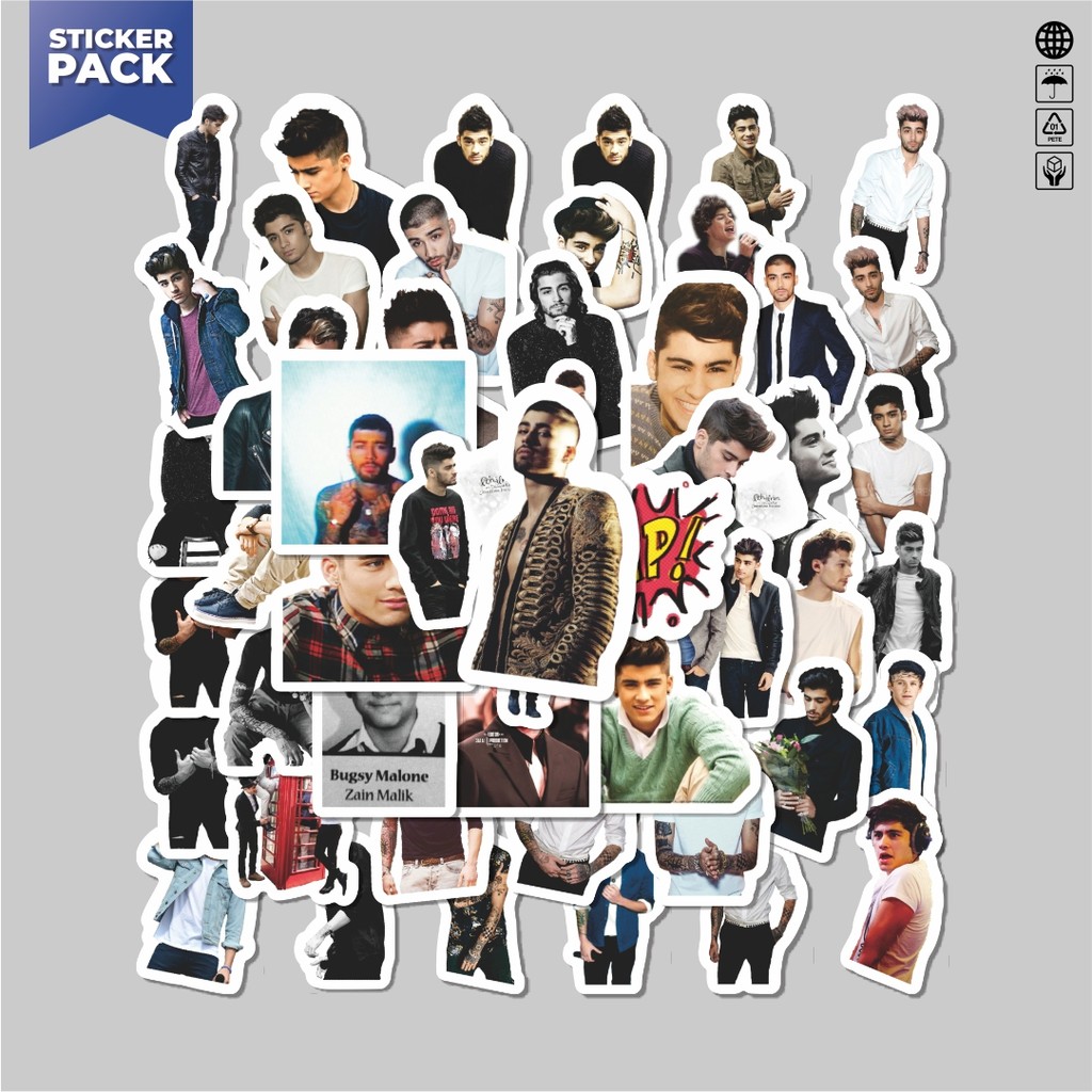

[100PCS]Stiker Pack Stiker Zayn Malik Stiker Aesthetic Vinyl Anti Air Dekorasi Sticker Laptop Buku Journal Koper Helm Casing HP Gitar Helm Skateboard