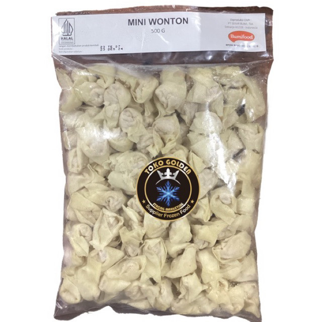 

bumifood mini wonton 500gr / pangsit