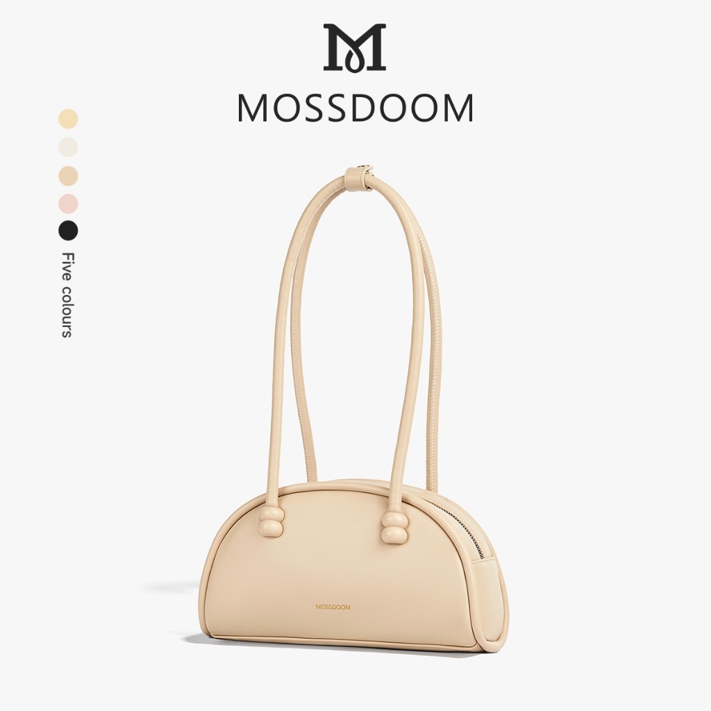 sarmilaayyshopMOSSDOOM Tas Wanita Fiore Bag Tas Shoulder Bag Cute Tas Bahu Mode Sederhana