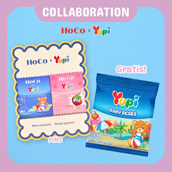 

Yupi X Hoco - Acrylic Kiss & Bear