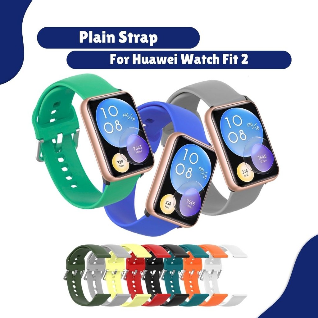 Plain Strap For Huawei Watch Fit 2