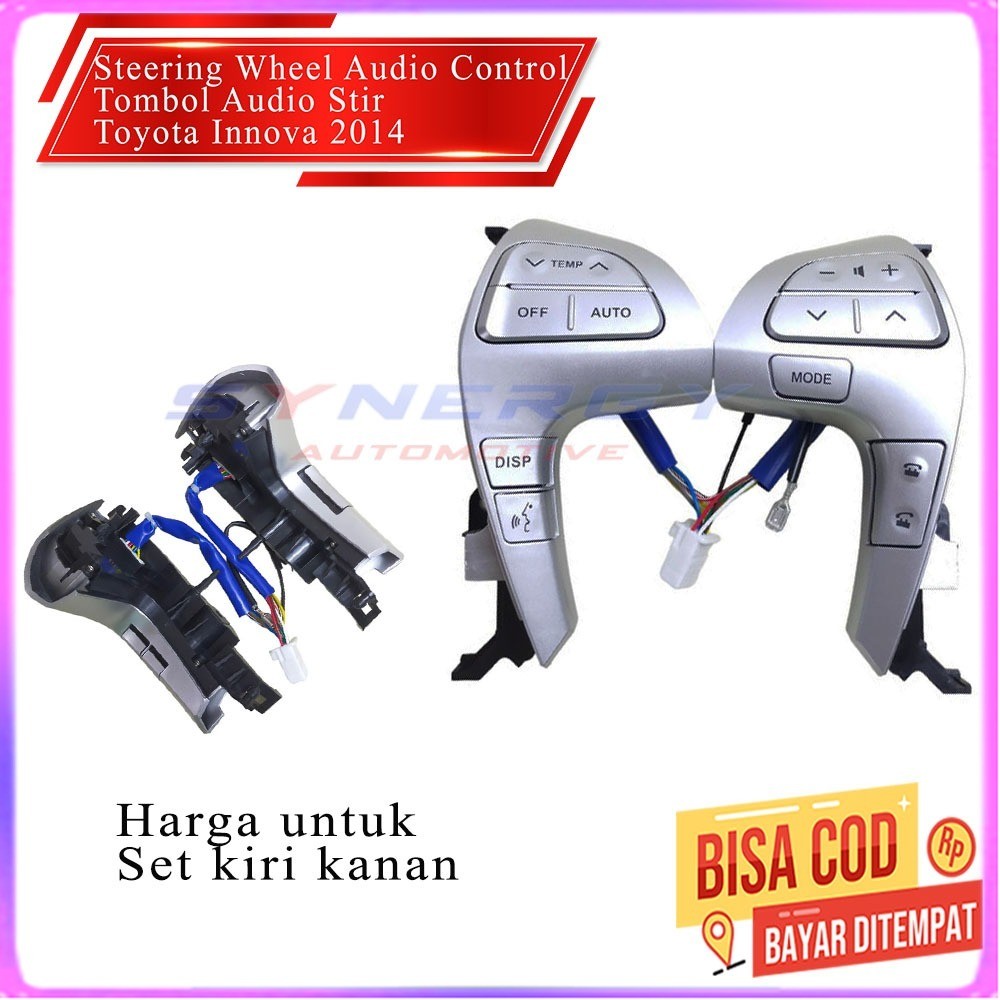 Tombol Audio Stir Toyota Innova 2014 - 10006638