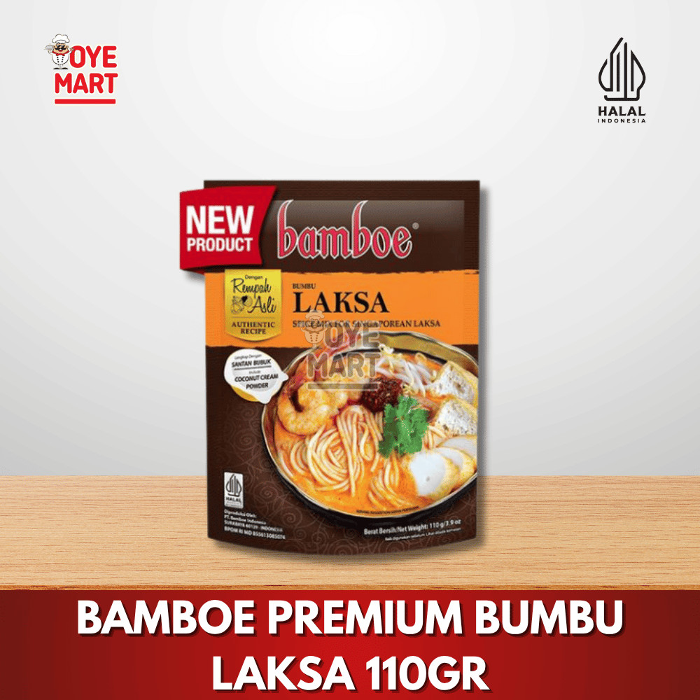

BAMBOE PREMIUM BUMBU LAKSA 110GR