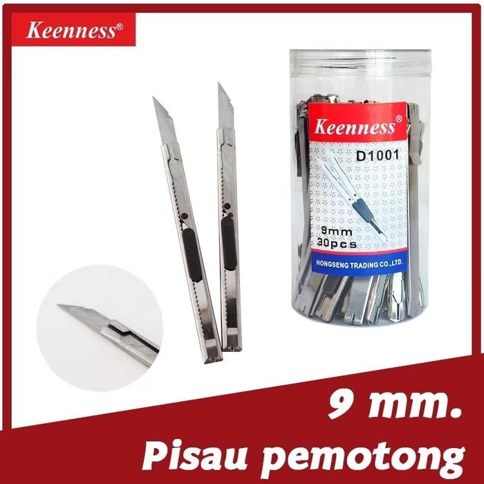 

Pisau cutter mini Keenness Terbaru kuat tajam dan tahan lama - hitam, D1001