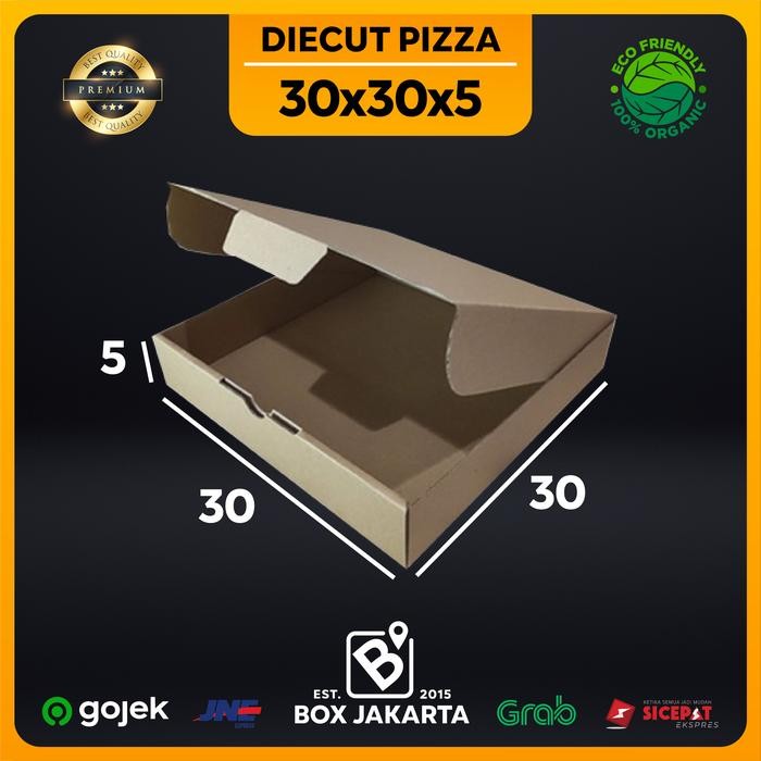 

KARDUS uk 30x30x5 CM Diecut Pizza Corrugated Packaging Box