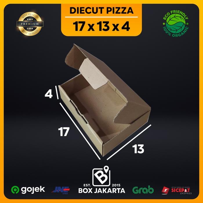 

KARDUS uk 17x13x4 CM Diecut Pizza Corrugated Packaging Box
