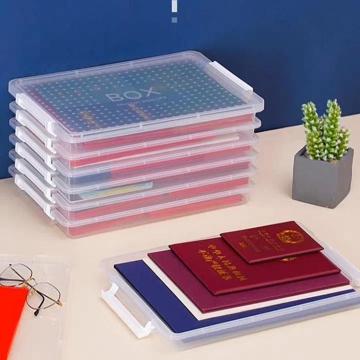 

AHHA Document Keeper A4 Penyimpanan Dokumen File Clear Holder Display Book - A4 Transparant