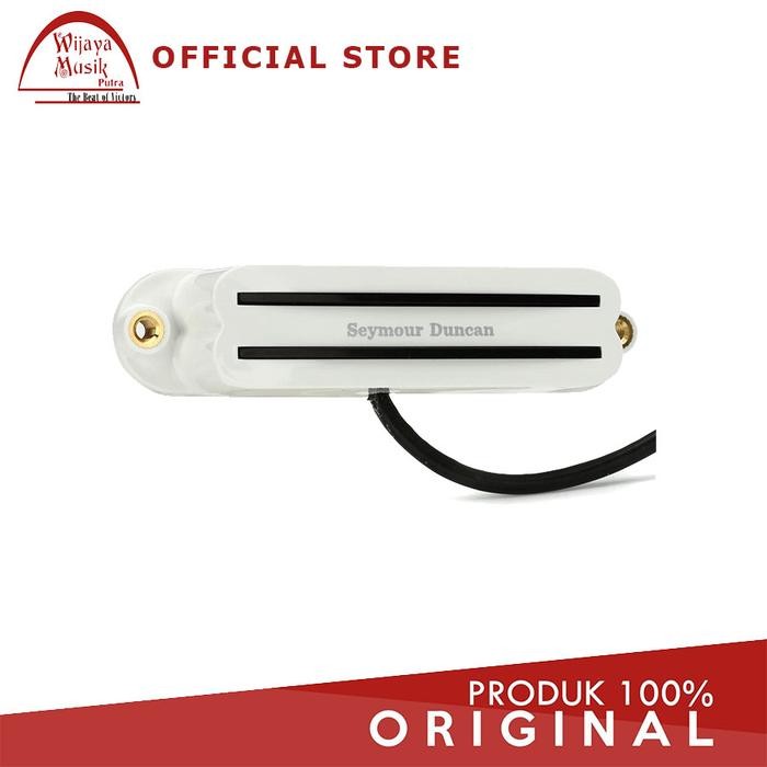 Seymour Duncan Strat Hum-cancelling Hot Rails Bridge SHR-1b White