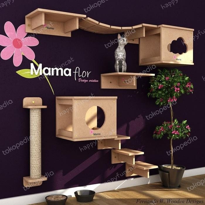cat playground cat condo mainan kucing cat tree cat house     Terlaris