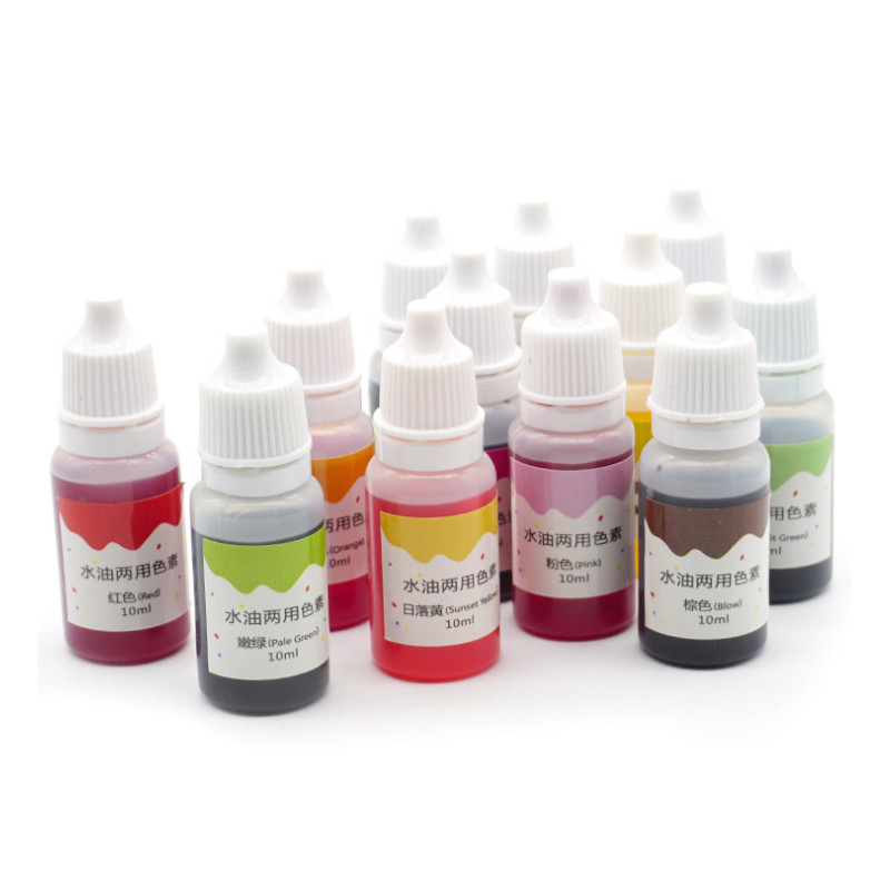 

10ml Nature Pigment Handmade Soap Dye Pigment Base Color Liquid Pigment Diy Handmade Soap Colorant Kit Craft Making Pigment