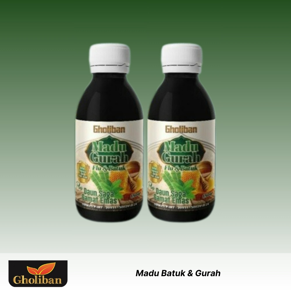 

GHOLIBAN - Madu Batuk & Gurah - 2 x 175gr