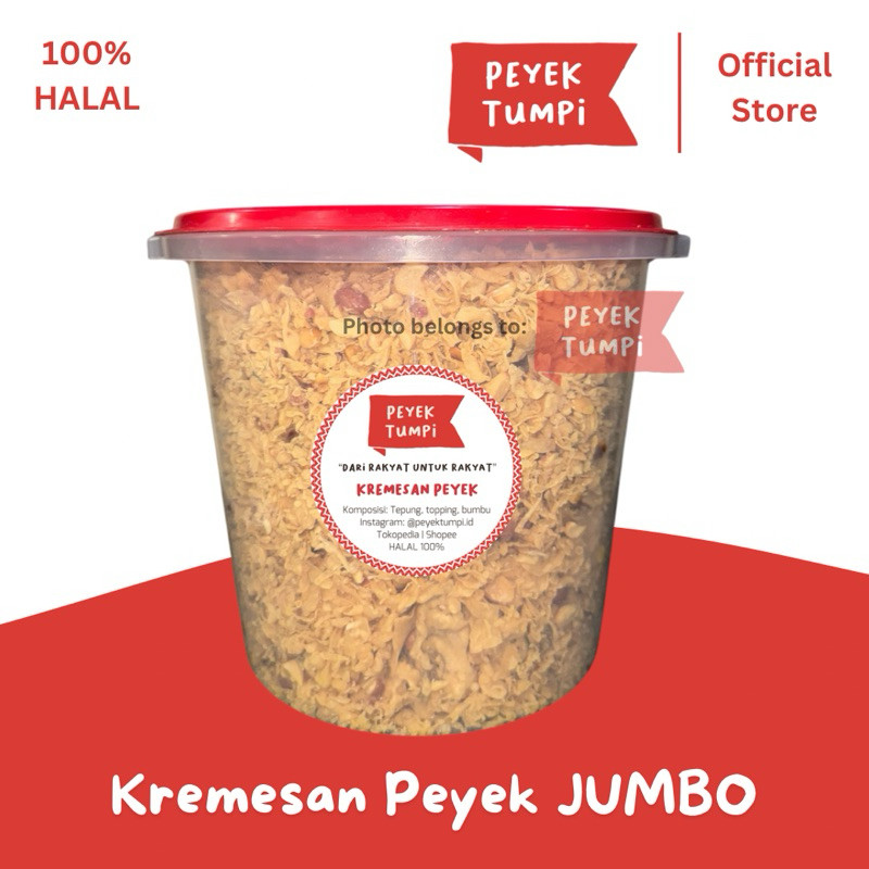 

PEYEK TUMPI - Kremes Rempeyek Semua Varian (JUMBO) | Peyek Kacang | Peyek Teri Medan | Peyek Udang Rebon | Peyek Cabai Rawit | Peyek Kedelai Hitam | Peyek Kacang Hijau | Peyek Mede/Mete | Peyek Almond | Peyek Baby Cumi