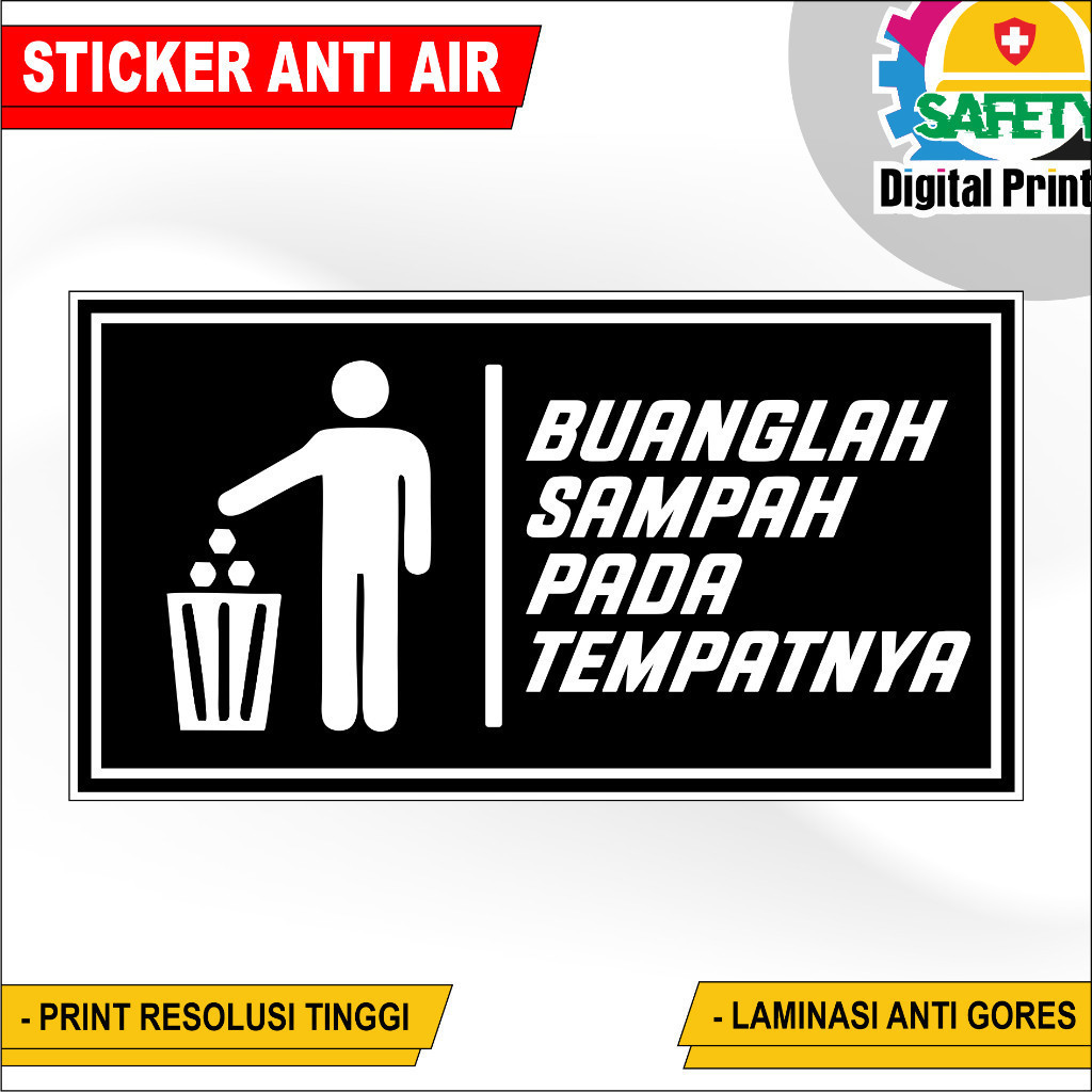 

STIKER SIGN TULISAN BUANGLAH SAMPAH PADA TEMPATNYA VARIAN TULISAN JAGALAH KEBERSIHAN VARIAN UKURAN