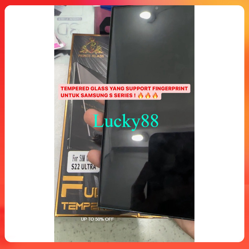 Tempered Glass Full Cover For Samsung S24 / S24+ / S24 Ultra / S23 / S23+ / S23 Ultra / S22 / S22+ /