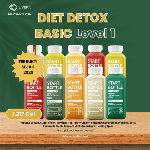 

Paket Diet Detox Level 1 - Program Detox Pemula