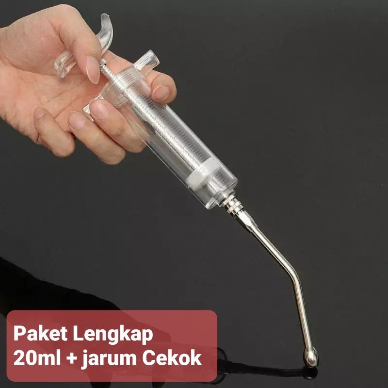 Alat Cekok Kambing Domba Sapi Spet Lolohan Suntikan Cekok Obat Makanan
