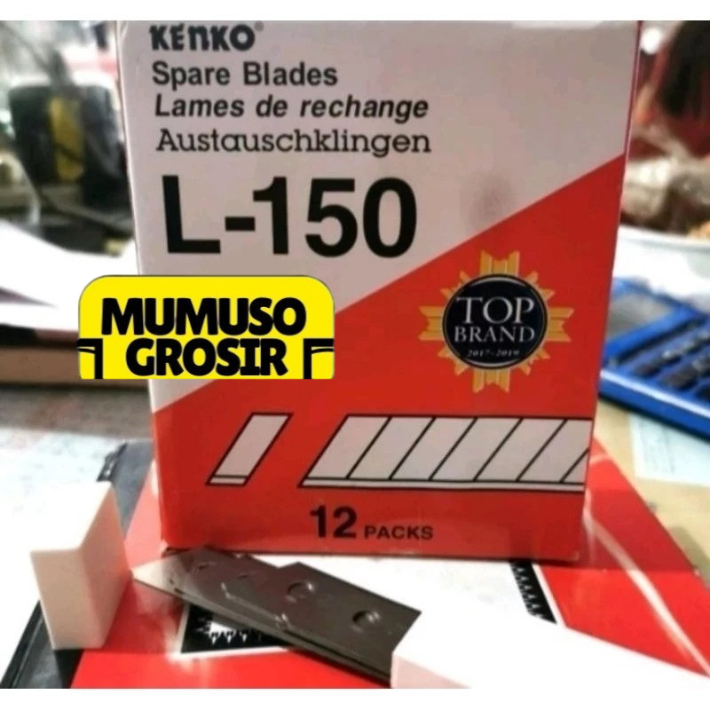 

MUMUSO | 60PC ISI Pisau Refill LINKO L-150 isi 12 tube 60 pcs Cutter besar L-150