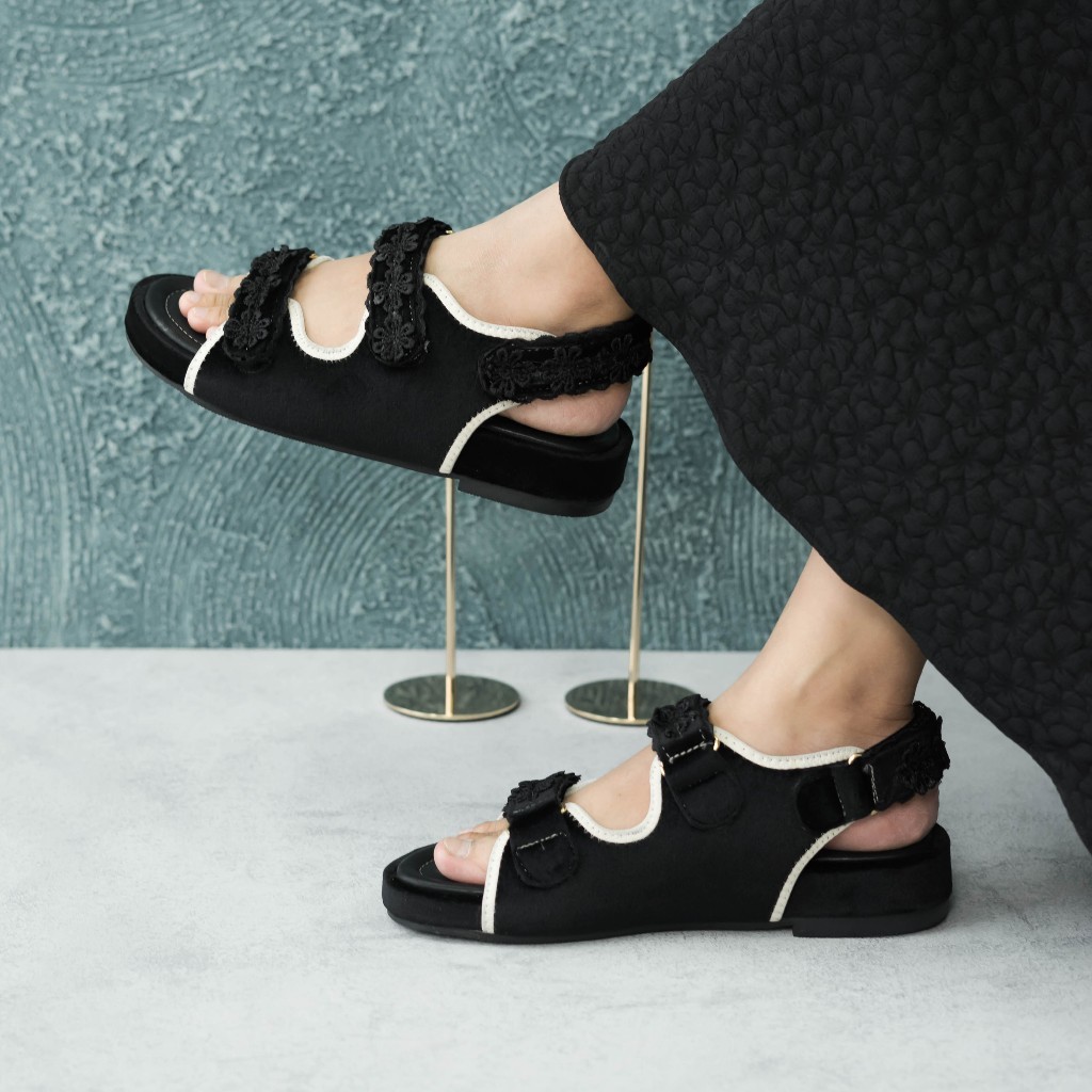 Dianable - Kana Black Platform Sandal Wanita