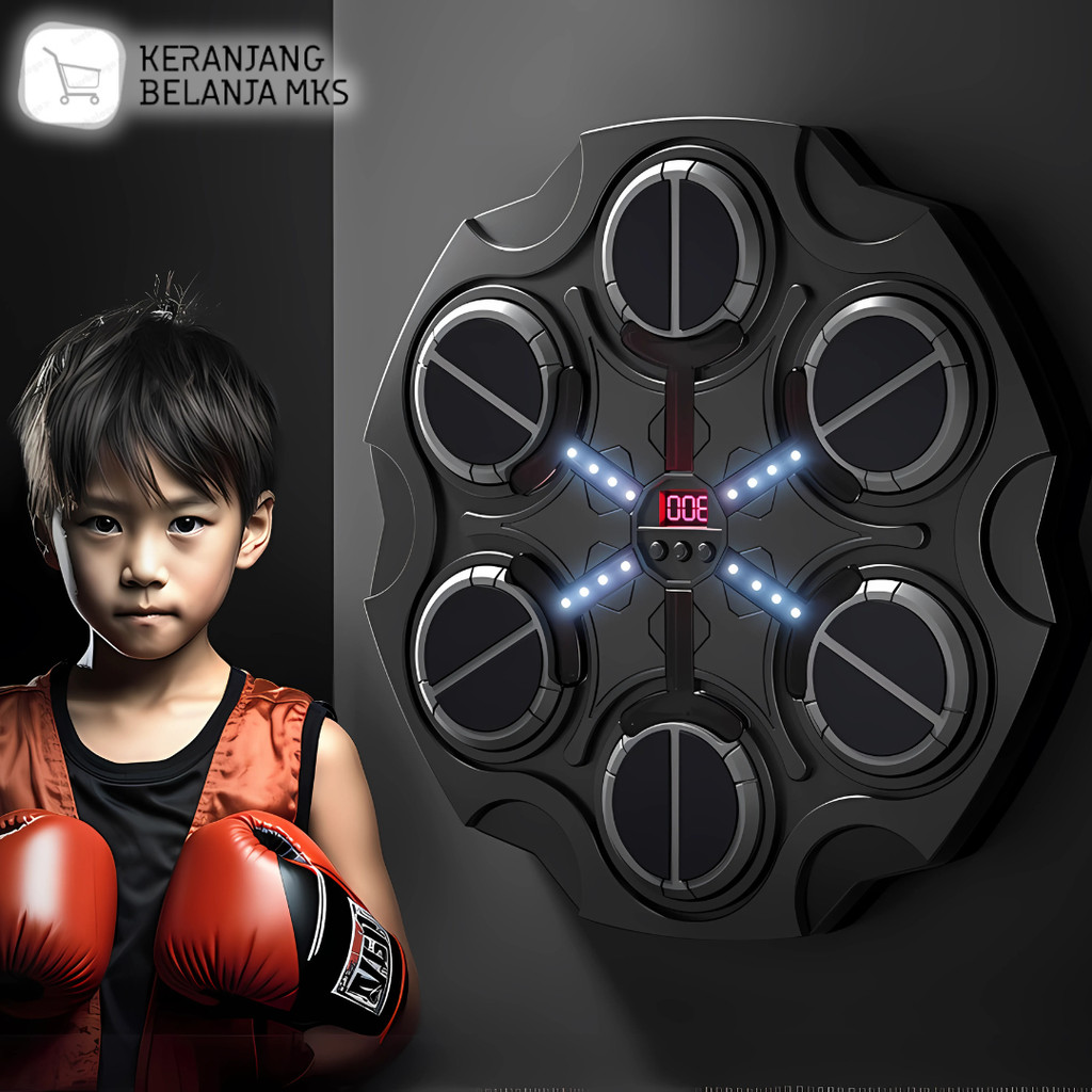 Alat Latihan Tinju Music Boxing Machine Training Bluetooth