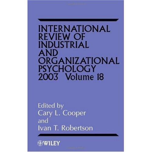 International Review of Industrial and Organizational Psychology