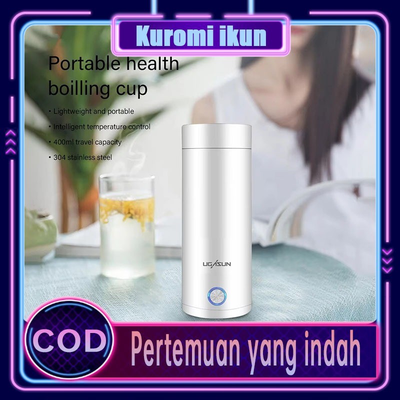 {Rumah Xiaomi} Cangkir Pemanas Listrik Kecil/Portabel Cangkir Air Pemanas Listrik Otomatis/Ketel Ter