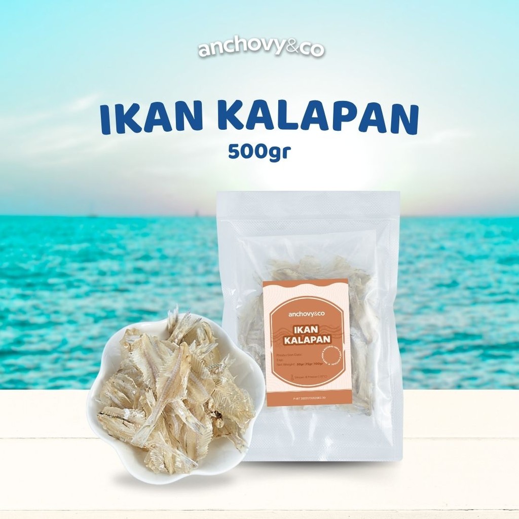 

Ikan Kalapan Pakang Tawar 500gr | Anchovyandco