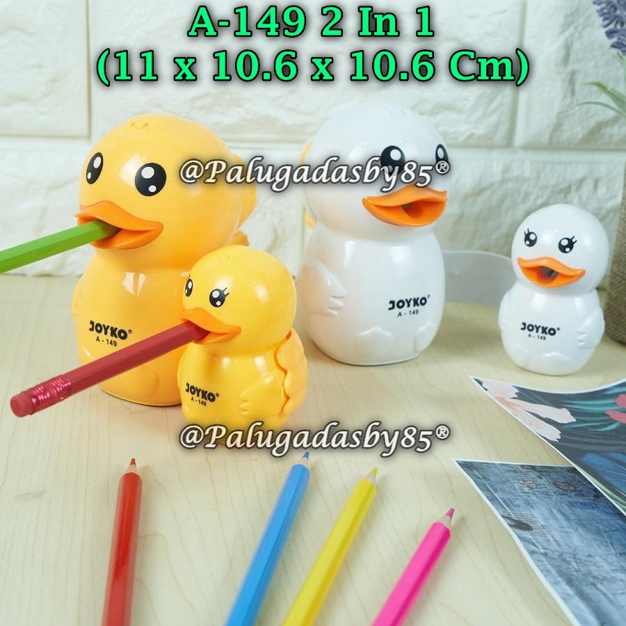 

(1 Biji) Rautan Meja Putar JOYKO A-149 2 In 1 / Sharpener Rautan Serutan Putar Joyko A-149 (1 Biji)