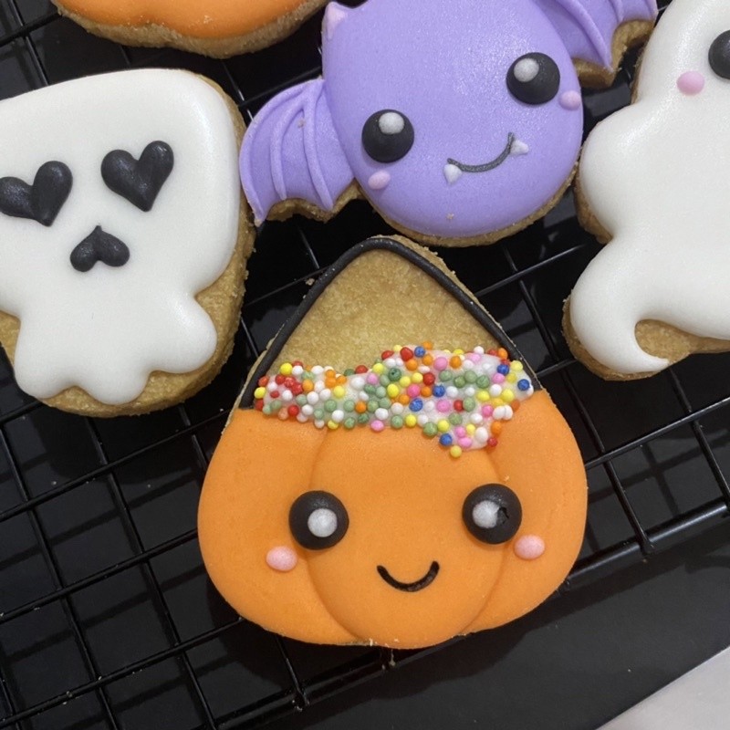 

Halloween Cookies (Halloween / Kukis Collection) - Sugar Cookies / Decorated Cookies / Kukis Hias