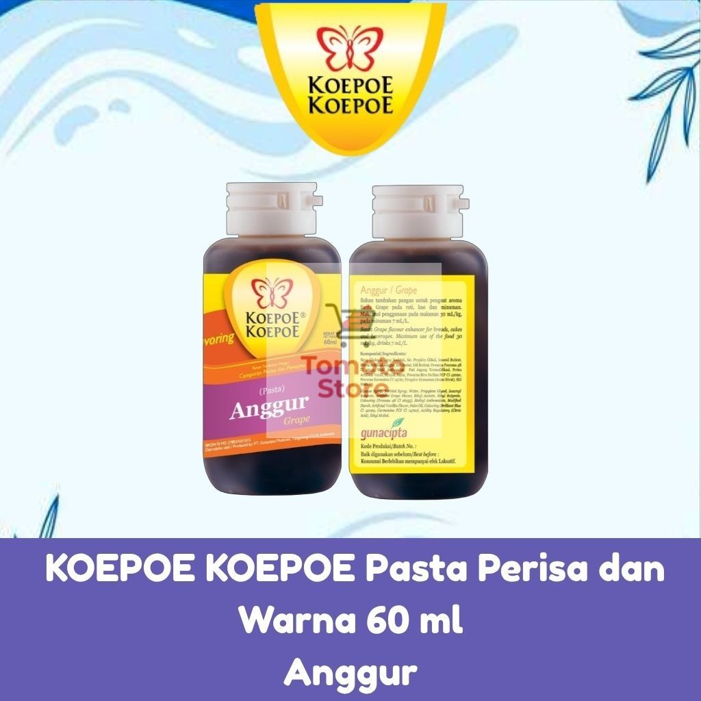 

✨ TOMOTOSTORE ✨ KOEPOE KOEPOE Pasta Perisa dan Warna Anggur