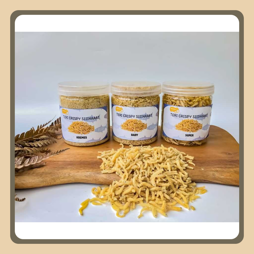 

TERI CRISPY MPASI NON MSG ANTI GTM TOPLES BESAR Kemasan Besar / Teri Crispy anti GTM / Teri Crispy High Calcium