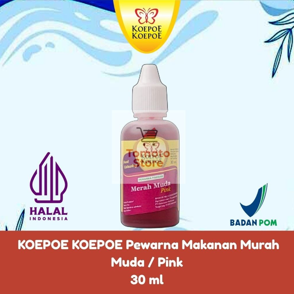 

✨ TOMOTOSTORE ✨ KOEPOE KOEPOE Pewarna Makanan Murah Muda / Pink