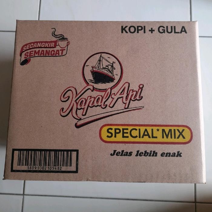 

(OFFICIAL MANTAP) kopi kapal api mix per 1 dus isi 12 renceng Coffee Robusta