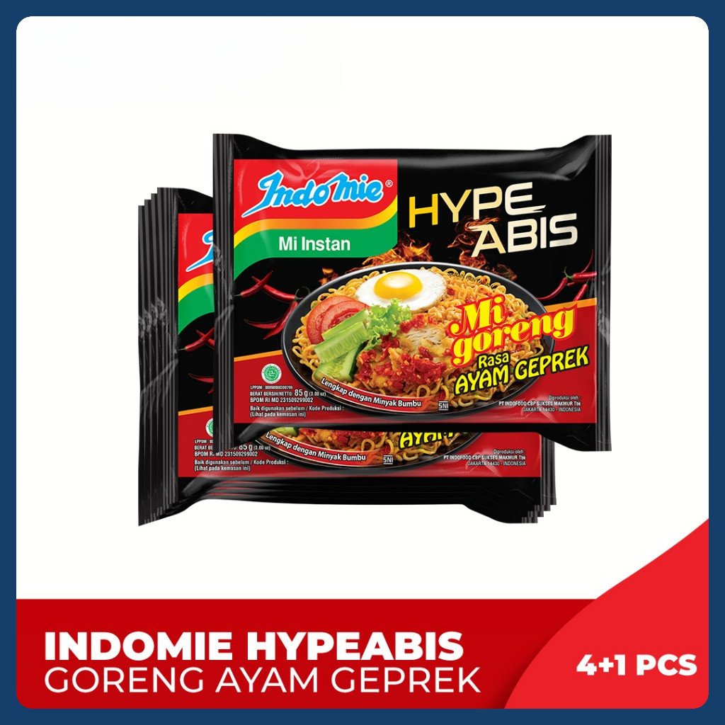 

4+1 pcs - Indomie Goreng Ayam Geprek