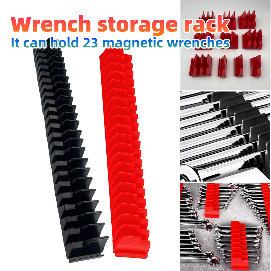 23 Slots Rak Kunci Pas Magnet Tool Holder Wrench Organizer Utk Set Kunci Pas/Wrench Set