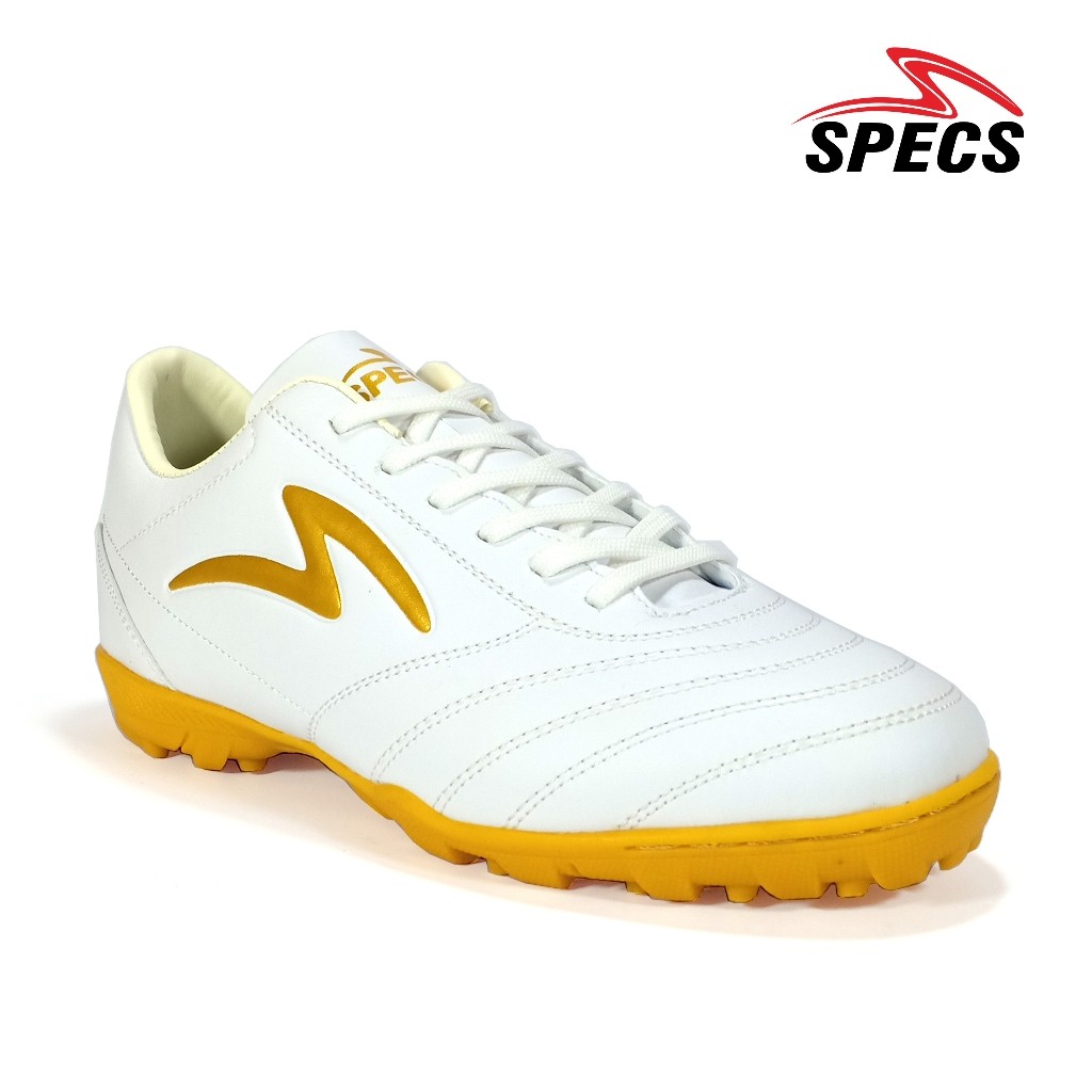 AZHAR.ID SEPATU FUTSAL SPECS CLASSIC TYPE GERIGI SUDAH SOL JAHIT TERBARU WARNA PUTIH OLAHRAGA TERMUR