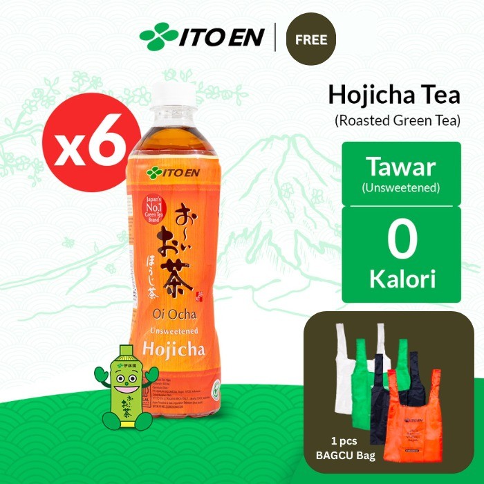 

Free Sample Hojicha 500ml 6 pcs & Bagcu 1 pcs - DO NOT BUY