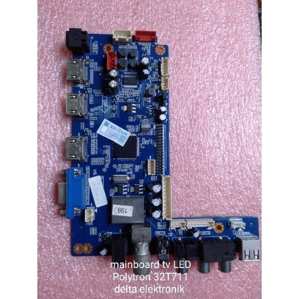 SPAREPART MAINBOARD MB TV LED POLYTRON PLD 32T711