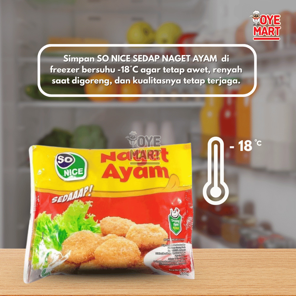 

JUN So Nice Sedap Nugget Ayam gr Renyah Lembut