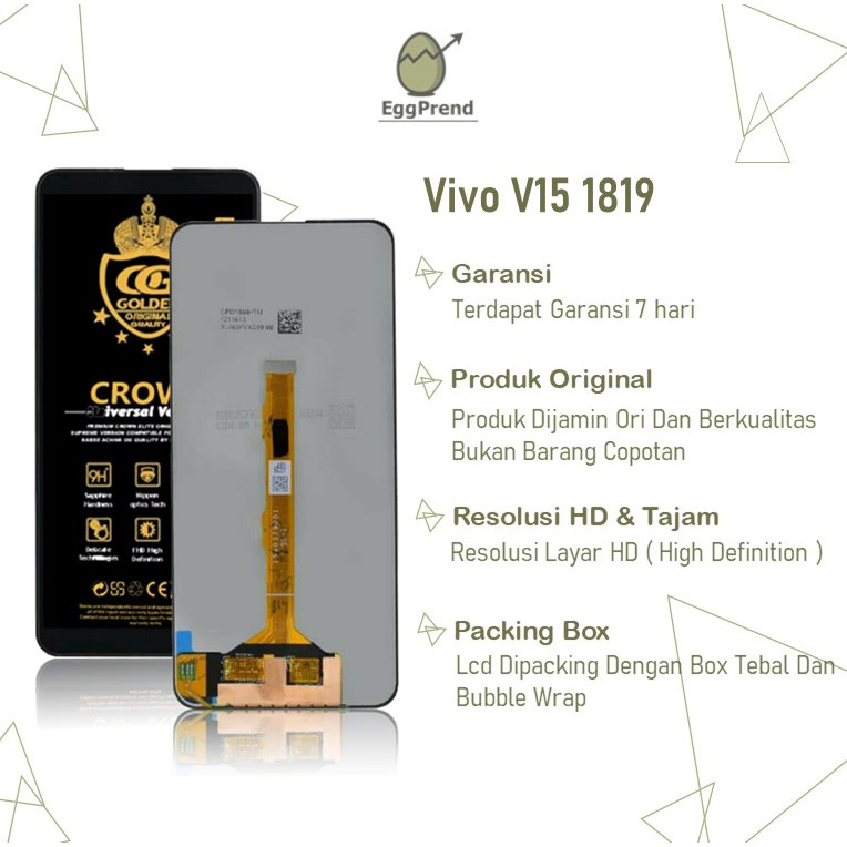 NEW LCD Vivo V15 1819 / LCD Touchscreen Vivo V15 1819 Original Complete TS Fullset Original PREMIUM