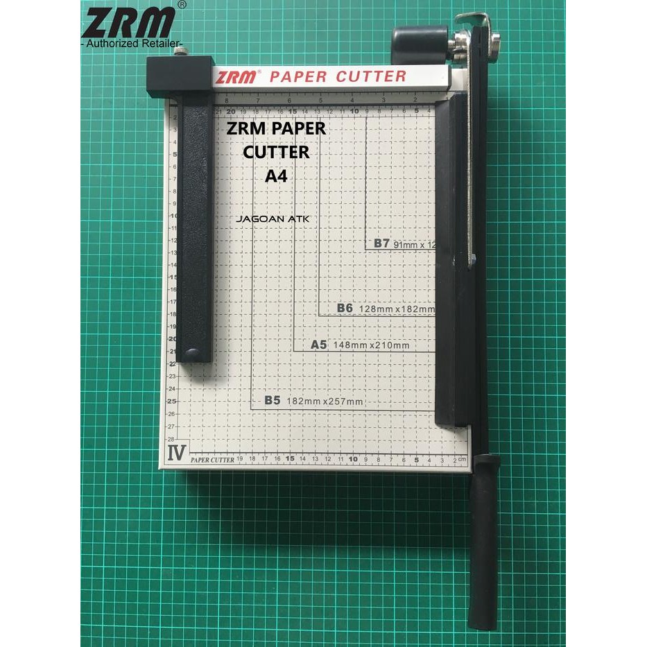 

ZRM 1210 Paper Cutter / Alat Pemotong Kertas A4 (12" x 10")