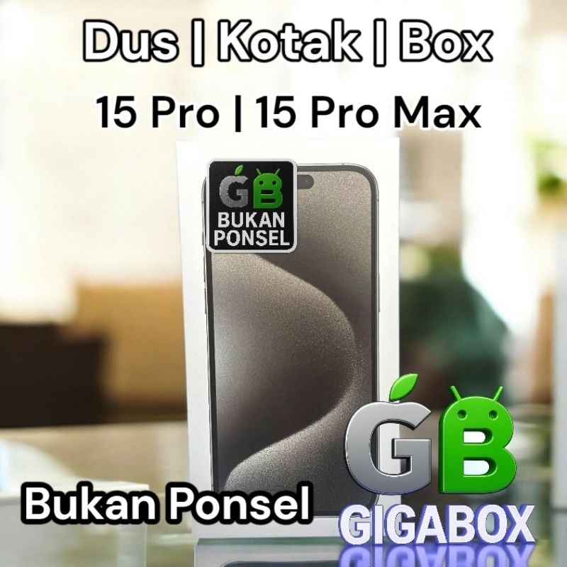 

(Sesuai Catatan) Dus Kardus Box 15 Pro / 15 Pro Max Kemasan Premium Dan Elegan