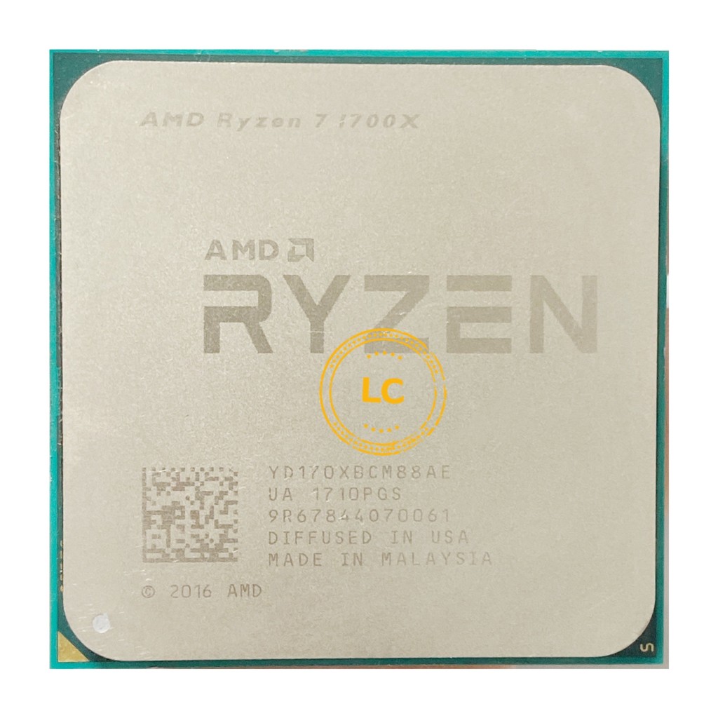 AMD Ryzen 7 1700X R7 1700X 3.4 GHz Eight-Core CPU Processor YD170XBCM88AE Socket AM4