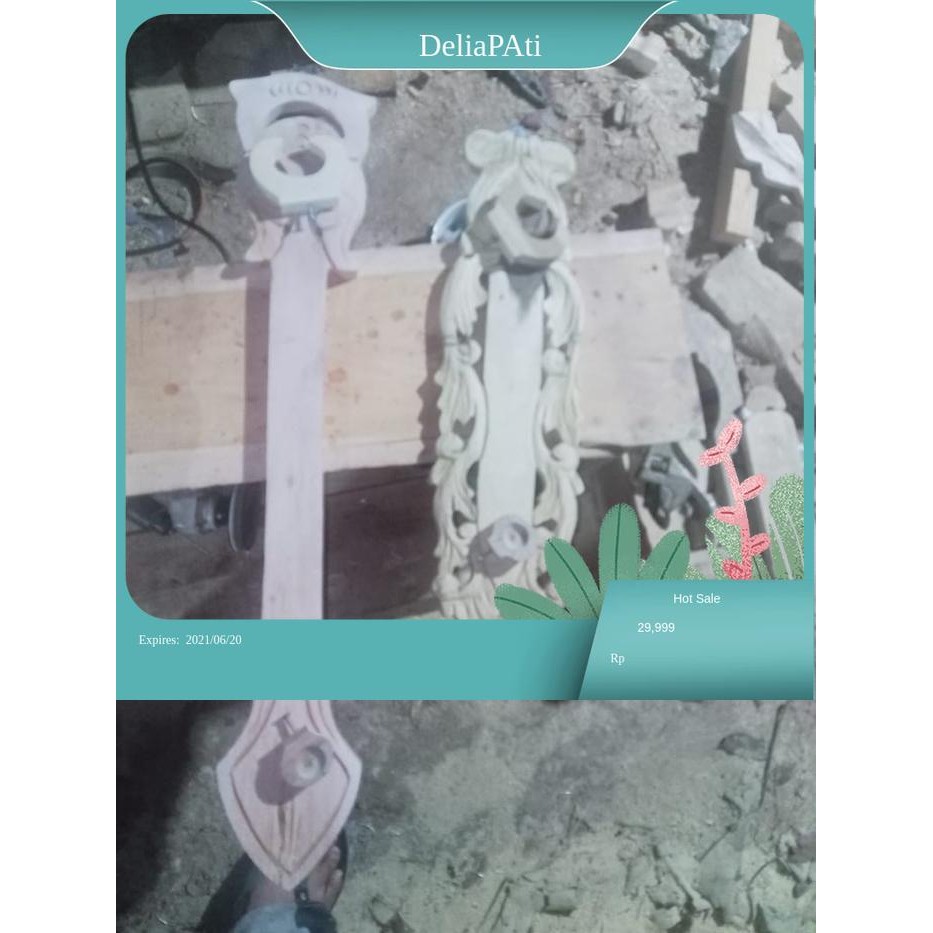 blawong keris model keris besar panjang 60 cm dari kayu mahoni amplasan alus bk Keris sengkelat maja