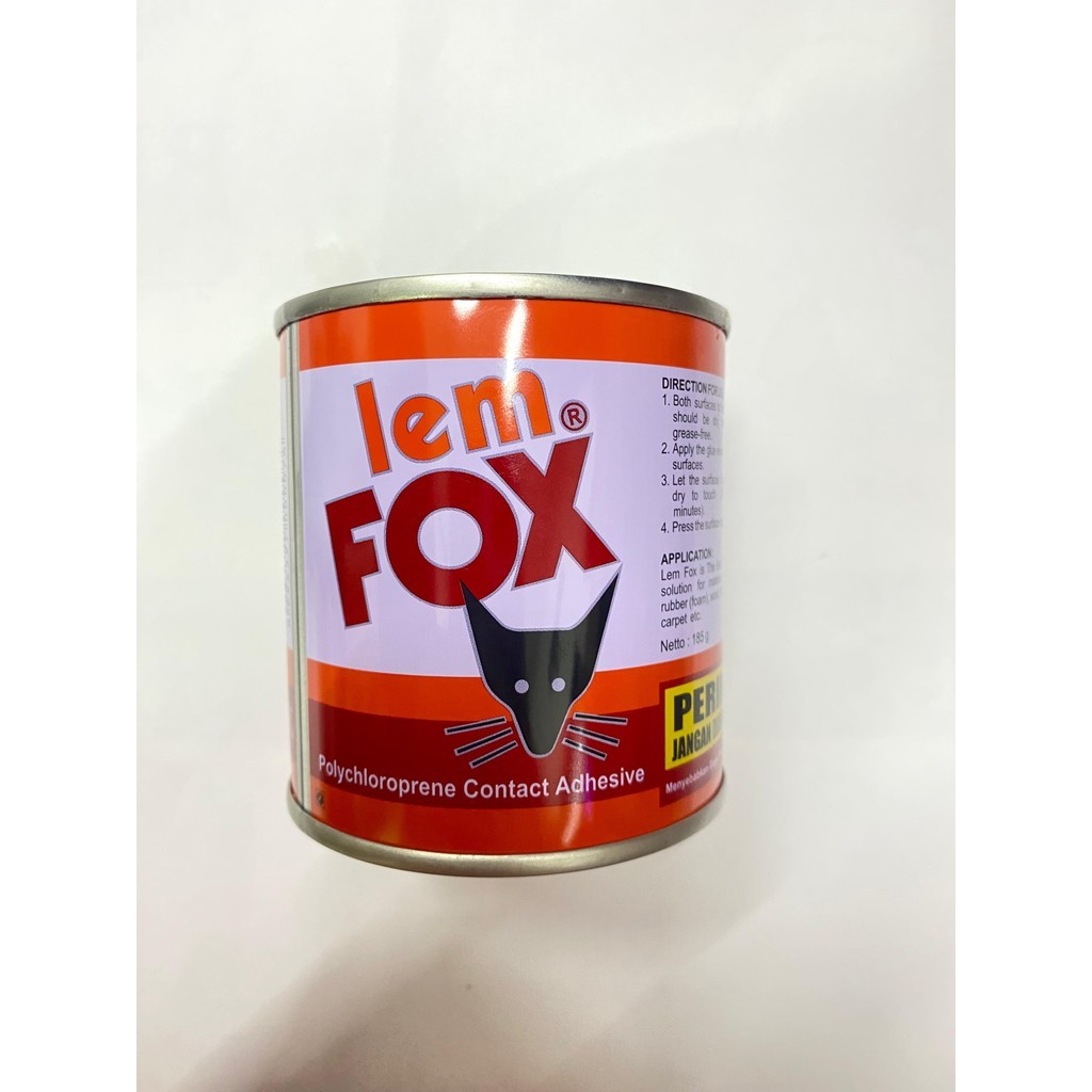 

LEM PEREKAT FOX KUNING KALENG 185GR