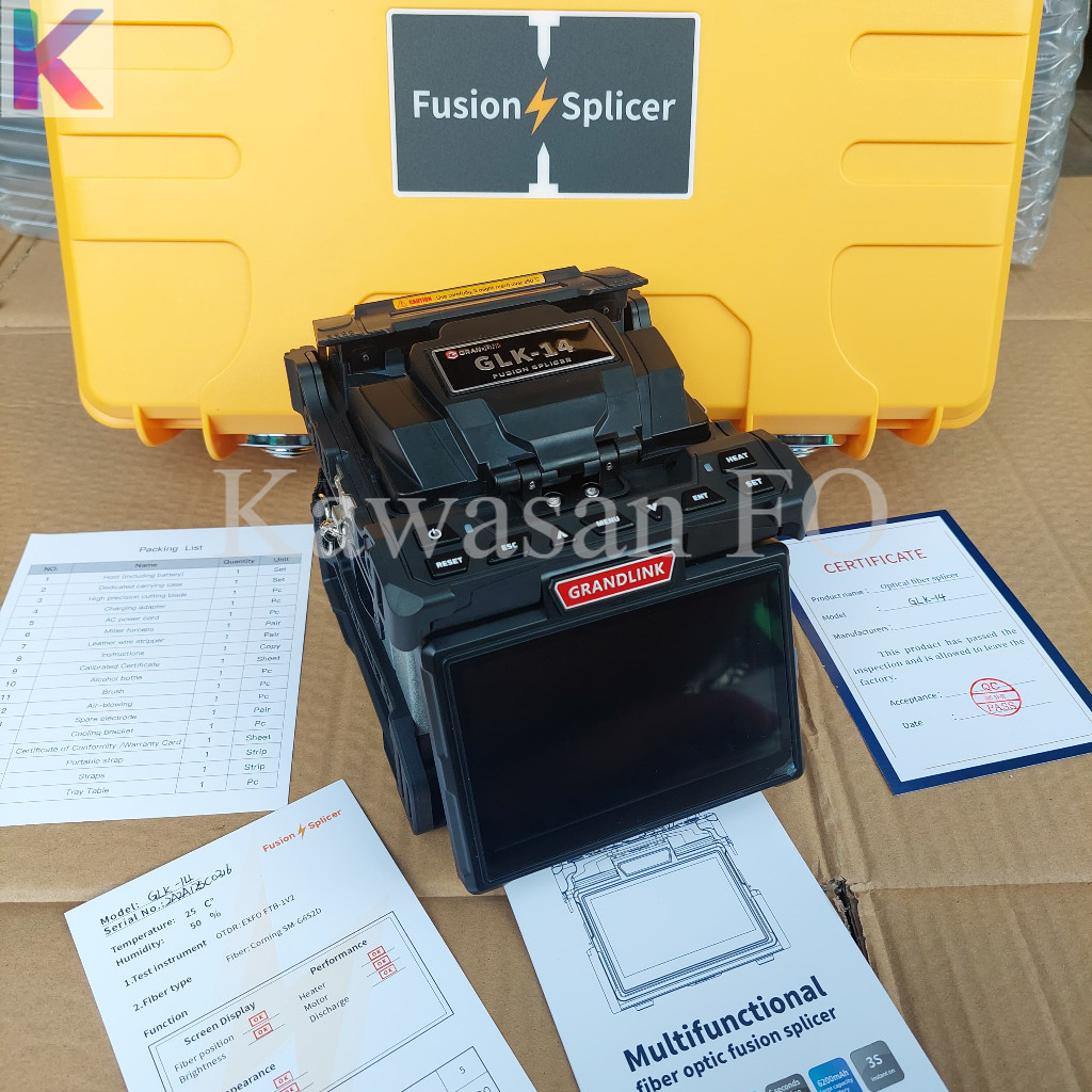 Fusion Splicer Grandlink 14 / Splicer Grandlink14 - Fusion Splicer GLK14 [𝗢𝗥𝗜𝗚𝗜𝗡𝗔𝗟]