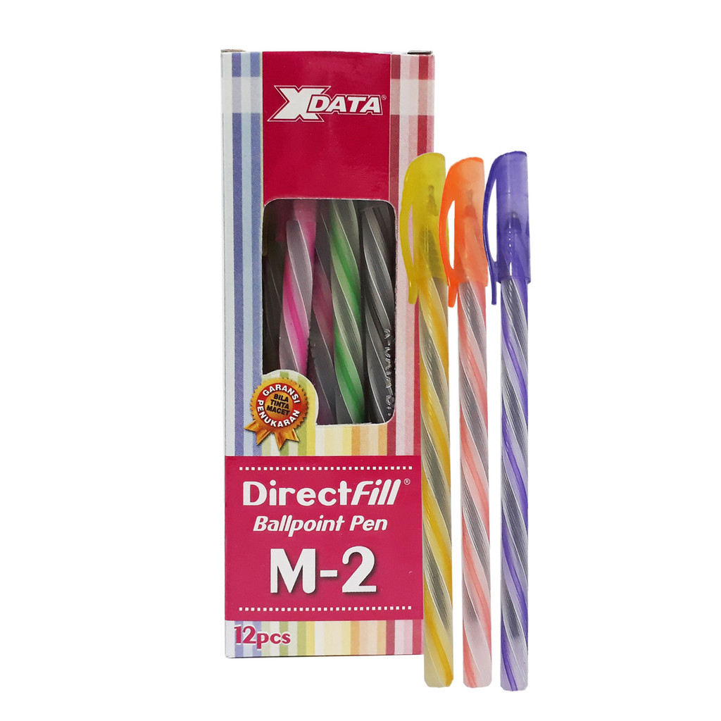 

Bolpoin Pulpen Pena Ballpoint Ballpoint Pen Xdata M-2 Tinta Hitam